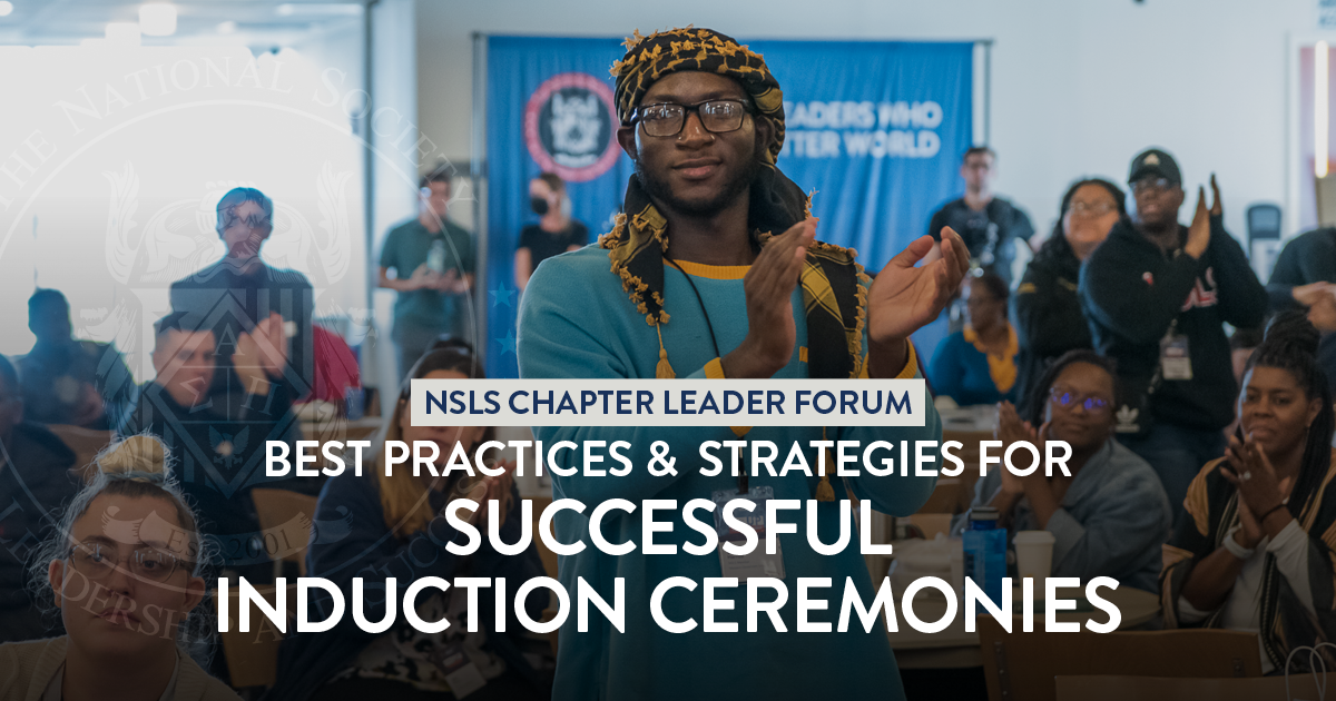 Best Practices & Strategies for Successful Induction Ceremonies